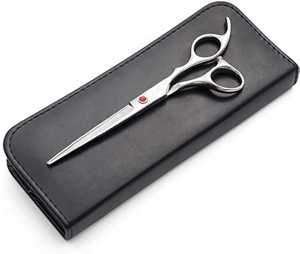 Tijeras de corte de pelo de acero inoxidable con borde afilado, tijeras de aseo para cachorros y gatos con bolsa de transporte para Peluqueros y aseo de perros - Product Image 1