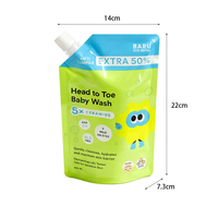 Sachets souples personnalisés avec bec verseur, impression hélio, 500 ml, antistatiques, pour désinfectant pour les mains, eau minérale, bière