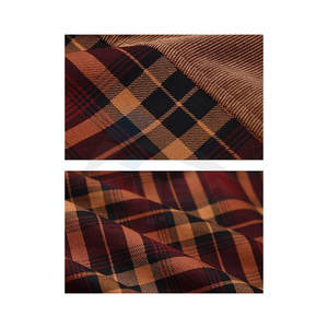 Chemise-veste à manches longues pour homme, doublée en sherpa, chaude, en flanelle à carreaux, en polaire, manteau d'hiver décontracté, boutonné, lourd, pour le froid - Product Image 6