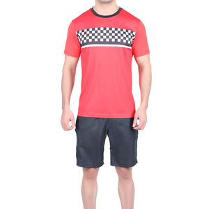 Camisetas duraderas de sublimación de poliéster 100% con estampado personalizado que absorbe la humedad, ajuste ligero y marca OEM - Product Image 3