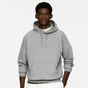 Vente en gros poids lourd 100% coton 465GSM sweats à capuche et sweatshirts unisexes surdimensionnés à impression bouffante pour hommes pour l'hiver - Product Image 5