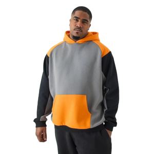 Sudadera con Capucha 100% Algodón de Peso Pesado para Hombre, Hombros Caídos, Talla Grande, con Logotipo de Impresión Personalizada, Estilo Invernal - Product Image 1