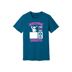 Camiseta de tela de algodón 100% con estampado de temas de fiesta 160-180 a GSM pesado 12 colores disponibles Personalice su propio diseño y colocación - Product Image 5