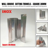 Truelle de coupe murale industrielle en acier inoxydable de qualité supérieure pour le plâtre et le ciment, outil parfait pour créer des lignes de maçonnerie murale