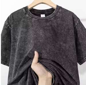 T-shirts graphiques streetwear imprimés, t-shirt vierge, grande taille, vêtements pour hommes, t-shirt délavé à l'acide, t-shirts vintage surdimensionnés personnalisés pour hommes - Product Image 4