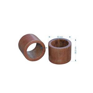 Servilleteros de madera de acacia modernos hechos a mano, juego de servilleteros de madera rústica, función de hierro para mesa de cena, decoración para fiesta de boda - Product Image 1