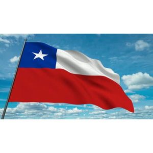 Bandera Nacional de Chile 200x300cm para Uso en Exteriores - Product Image 1