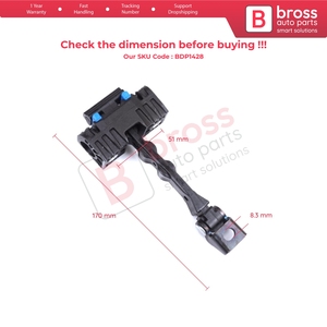 ชุดสายรัดจำกัดการเปิดประตูหน้า BDP1428 สำหรับรถ Beetle A5 5C ปี 2011-2019 รุ่น 2/3 ประตู แฮทช์แบค คาบริโอเล็ต 5C5837249 - Product Image 5