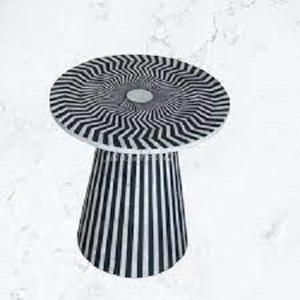 Mesa de centro con incrustaciones de hueso de diseño moderno hecho a mano, muebles para el hogar de nueva tendencia para Hotel y restaurante, proveedor indio - Product Image 5