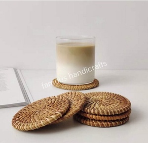 Haute résistance personnalisé couleur naturelle blanc rond tissé bambou rotin caboteur pour accessoire à la maison - Product Image 5