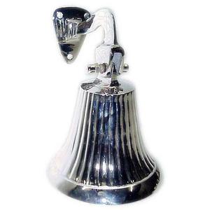 Campana de mano de latón náutico de latón coleccionable con mango de madera, campana para colgar en la pared, campana de escritorio, artículo decorativo para el hogar de alta calidad - Product Image 4