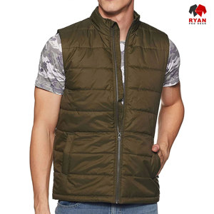 Chaleco Acolchado Impermeable Personalizado Ryan Pro Gear para Hombre con Tela de Lana Peinada, Transpirable y Antipilling, Opciones de Logotipo OEM - Product Image 5