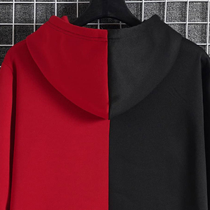 เสื้อฮู้ดซิปผู้ชายแบบทูโทน ทรงปกติ แขนยาว สไตล์ลำลอง สตรีทแวร์ - Product Image 3