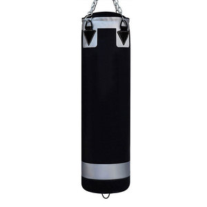 Équipement de boxe professionnel : Sacs de frappe lourds sur pied, personnalisables en cuir et nylon, écologiques, robustes, hauteur réglable - Product Image 1