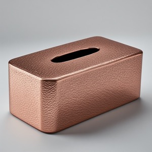 Boîte à mouchoirs élégante en métal avec couleur et taille personnalisées, design artisanal durable pour une décoration intérieure élégante et une organisation pratique - Product Image 1