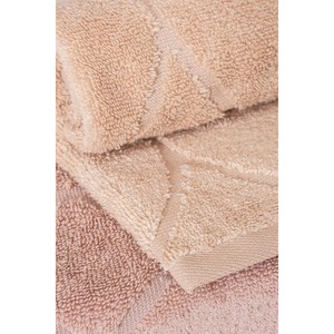 Varol Voli Series 30x50cm Micro Cotton 3-Piece Rectangle Face Towel Set V1V2 Solid Color Jacquard Skin-Friendly Fast Drying - Product Image 3