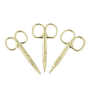 กรรไกรตัดเล็บสแตนเลสสีทองโค้งคมสำหรับชุดดูแลเล็บ คุณภาพพรีเมียม ทนทาน น้ำหนักเบา ละเอียดมาก - Product Image 5