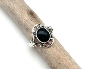 Trending 925 Sterling Silver <b>Black</b> <b>Onyx</b> Gemstone <b>Ring</b> Jewelry Handmade Silver Boho Style <b>Ring</b> Jewelry For Women Gift For Girls - Product Image 4