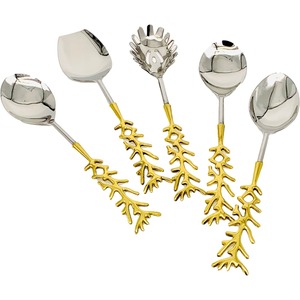 Utensilios de cocina indios de la mejor calidad, utensilios de plata para comer, cubiertos de acero inoxidable, juego de cubiertos para el hogar - Product Image 6