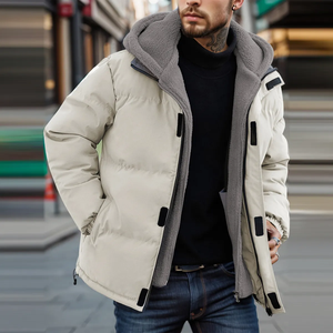 Diseño de Sublimación Personalizado, Chaqueta de Plumón Blanca de Alta Calidad, Cálida, Impermeable, de Secado Rápido, con Capucha, Holgada, para Invierno y Actividades al Aire Libre - Product Image 3