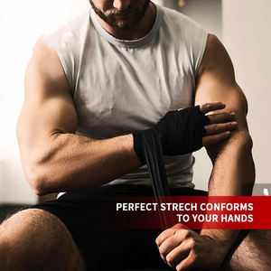 Enveloppes de main de boxe personnalisées pour les combattants couleur noire enveloppes de main de boxe BoxingLife FightGearPersonalized - Product Image 5