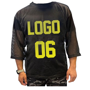 T-shirt personnalisé pour hommes boxe en maille t-shirt vêtements de sport t-shirt grande taille uni lourd 100% coton t-shirt surdimensionné - Product Image 3