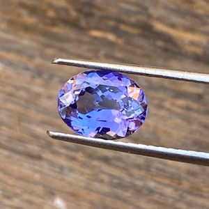 8x6 MM Natural no calentado Bio Color tanzanita excelente 1,33 quilates corte ovalado 100% zoisita piedras preciosas sueltas lupa de alta visibilidad - Product Image 1