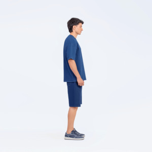 250 GSM poids lourd 100% coton t-shirts à col rond personnalisé taille régulière hommes haute rue Style conception vierge pour hommes - Product Image 3