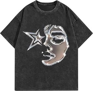 Camisetas elegantes con lavado ácido Boxy Cut 2025 Streetwear Fit Tela ligera para etiquetas de moda OEM y compradores a granel - Product Image 5