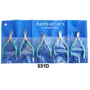 <b>Plier</b> <b>Set</b> of 5 Jewelry Making Tools - Product Image 1