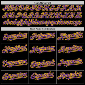 OEM Custom Manufacture Full Snap Varsity Letterman Two Tone <b>Hoodie</b> Jacket Black for <b>Purple</b> Gold Bomber Digital Printing Winter - Product Image 6
