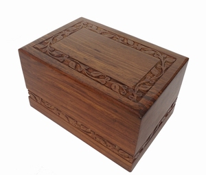 WOODEN <b>CASKET</b> CREMATION URN <b>for</b> HUMAN <b>ASHES</b>, WOODEN <b>CASKET</b> URN - Product Image 5