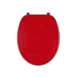 Couvre-siège de toilette universel rouge framboise - Product Image 1