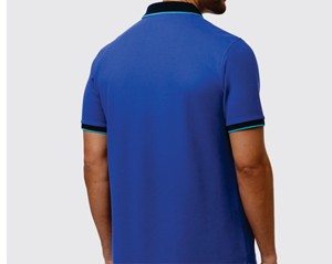 เสื้อโปโลผู้ชายแขนสั้นผ้าคอตตอนพลัสไซส์ผ้าคอตตอนสำหรับฤดูร้อน - Product Image 3