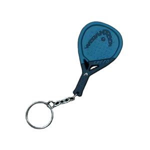 Llavero de Raqueta de Pádel de Goma Resistente con Tamaño Personalizado y Logotipo Personalizado - Artículos Deportivos con Relieve 3D - Product Image 1