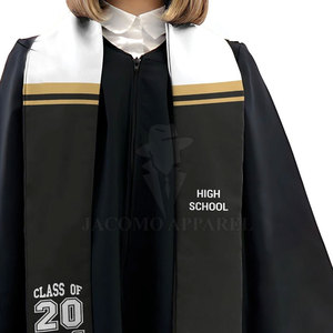 Colección de Ropa de Graduación al por Mayor, Banda de Graduación para Ceremonia Escolar con Tela Ligera y Opciones de Color - Product Image 3
