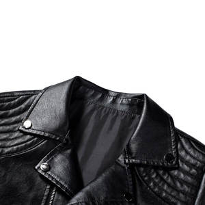 Chaqueta de Cuero de Oveja Genuino para Hombre, Estilo Urbano, Cierre de Cremallera, Venta Directa de Fábrica, Chaqueta para Hombre, Hecho a Medida 2025 - Product Image 2