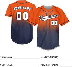 Camiseta de béisbol de poliéster de secado rápido personalizada OEM, diseño de malla transpirable, camiseta de equipos deportivos sublimada ligera - Product Image 4