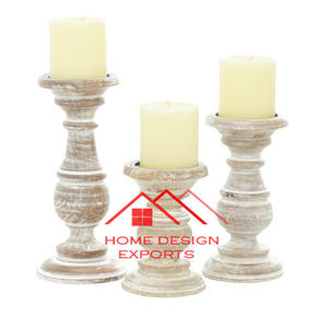 Bougeoir en bois décoratif de table le plus vendu pour la maison, hôtel ou restaurant, accessoire de bougeoir de Noël festif - Product Image 6