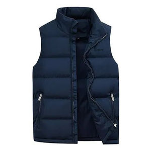 Veste matelassée personnalisée de haute qualité pour hommes Veste en jean à capuche à manches détachables Veste d'hiver à manches mi-longues légère pour hommes - Product Image 6