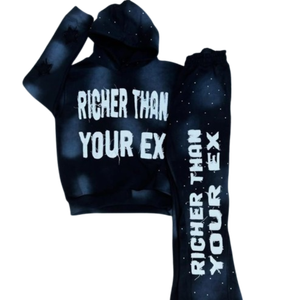 เสื้อฮู้ดดี้สั่งทำพิเศษ ผ้าฝ้ายแท้ 100% กางเกงทรงบานขากระดิ่ง เอวสูง ใส่สบาย - Product Image 3