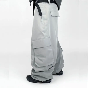 Pantalones de Esquí Unisex Personalizados con Calefacción, Estilo Hip Hop, Holgados, Tipo Cargo, Transpirables, Elegantes, para Invierno, Ropa Urbana - Product Image 1