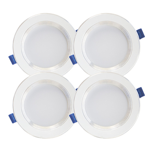 Downlight LED minimaliste moderne bordure argentée anti-éblouissement encastré en alliage d'aluminium Vietnam fabricant bon prix maison - Product Image 5