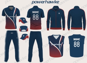 Hot Selling Design <b>Cricket</b> Uniform <b>Set</b> Collar Jersey and Pants with Customized Size Logo Color Team Name for Adults Players - Product Image 5