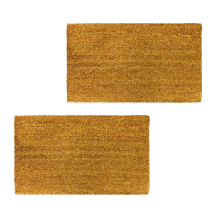 Tapis de bienvenue en fibre de coco durables et élégants avec PVC pour la maison et le jardin Entrées extérieures durables et écologiques - Product Image 1