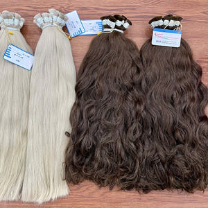 Nouvel arrivage d'extensions de cheveux vietnamiens crus vierges 100% de haute qualité 30 pouces Style de cheveux en vrac ondulés naturels Style de vague droite - Product Image 2