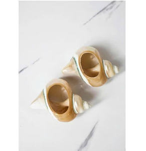 ที่ใส่ผ้าเช็ดปากเปลือกหอยดีไซน์หรูหราสำหรับงานแต่งงานและงานอีเว้นท์ - Product Image 3