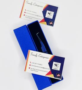 Pinzas de Extensión de Pestañas de Plasma Azul de Acero Inoxidable de Alta Calidad, Punta de Volumen de 10 mm, Nueva Llegada, Logotipo Sostenible MINK - Product Image 5