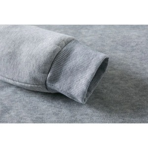 Sweat à capuche unisexe décontracté de couleur unie, sweat-shirt à la mode pour le printemps et l'automne, impression bouffante en relief, molleton de polyester personnalisé - Product Image 4