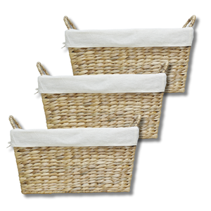 Produit le plus vendu Panier en jacinthe d'eau durable pour la décoration intérieure et le stockage des aliments - Product Image 1